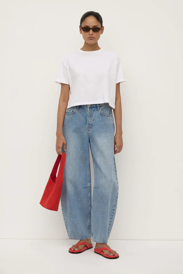 Gia Short Sleeve Tee White