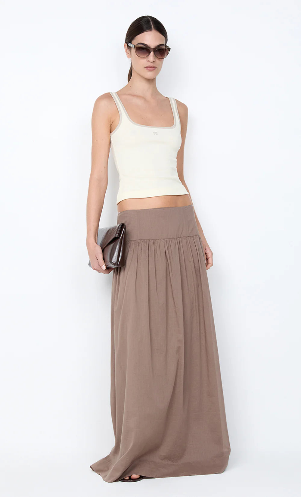 Marlowe Maxi Skirt Taupe