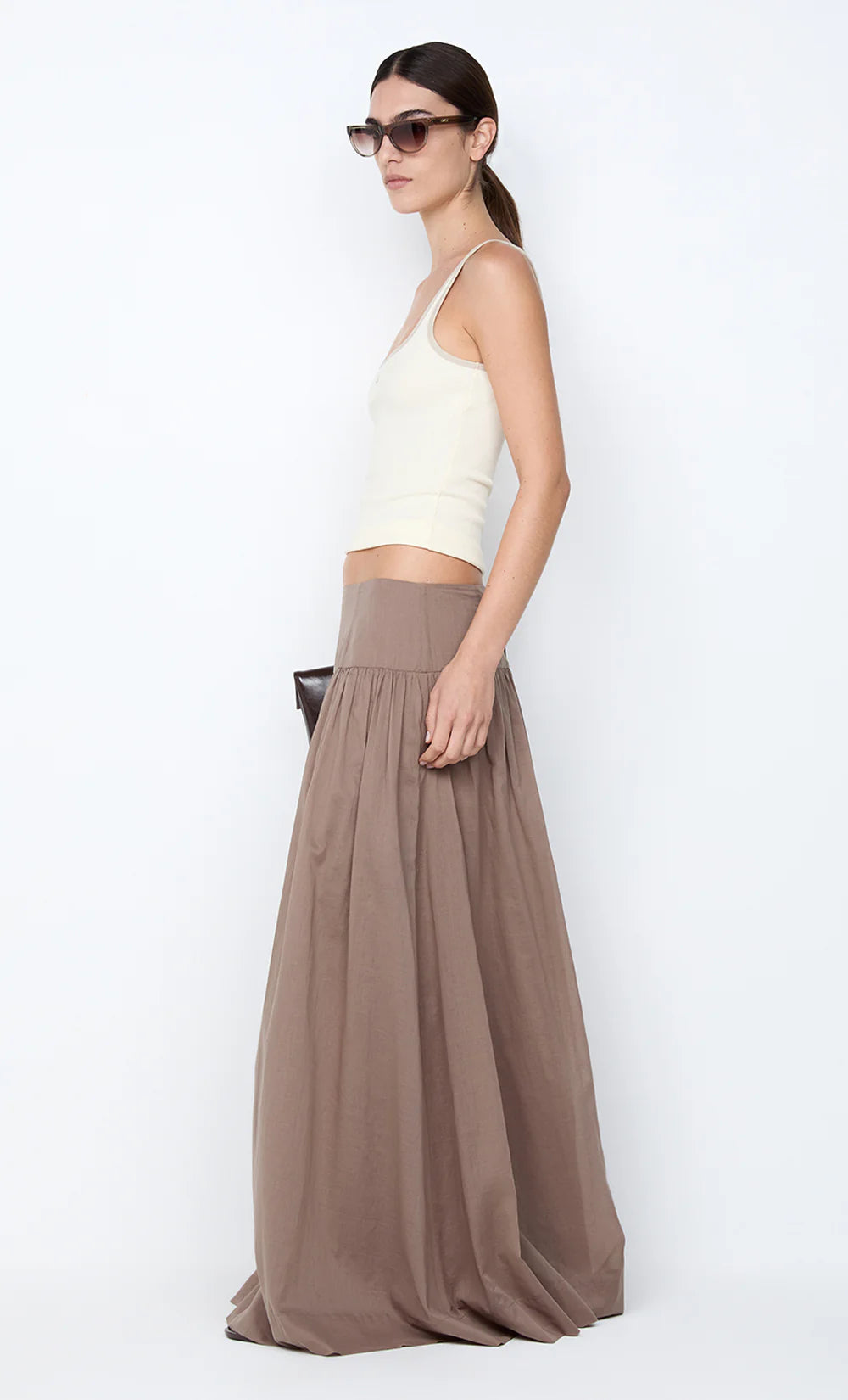 Marlowe Maxi Skirt Taupe