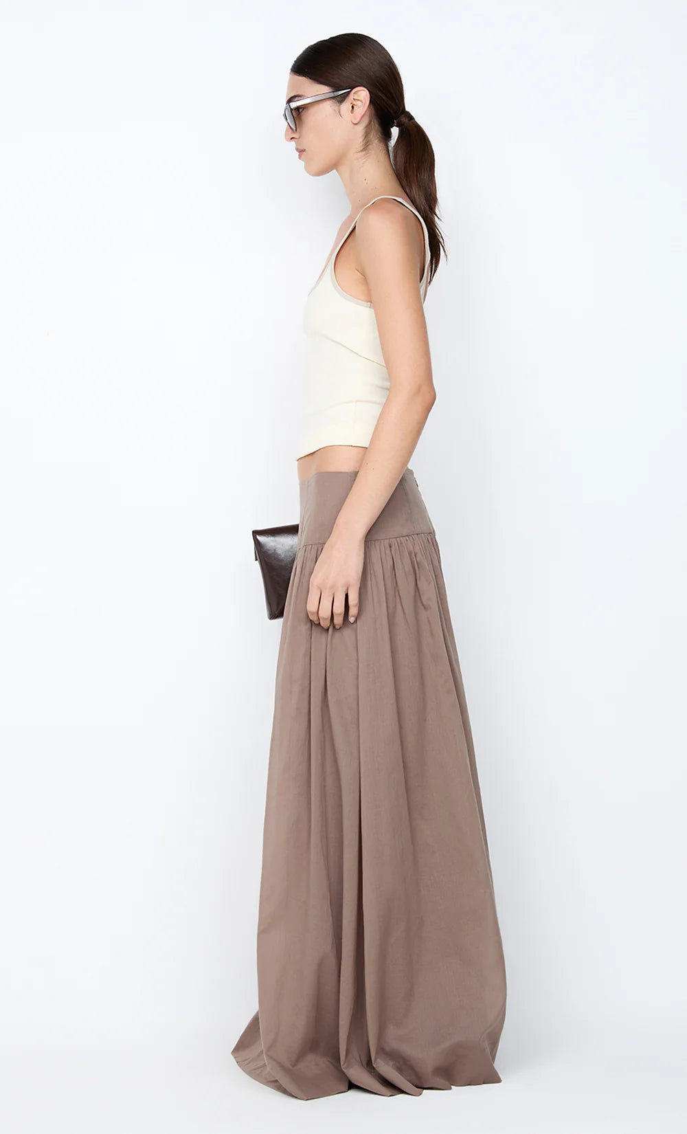 Marlowe Maxi Skirt Taupe