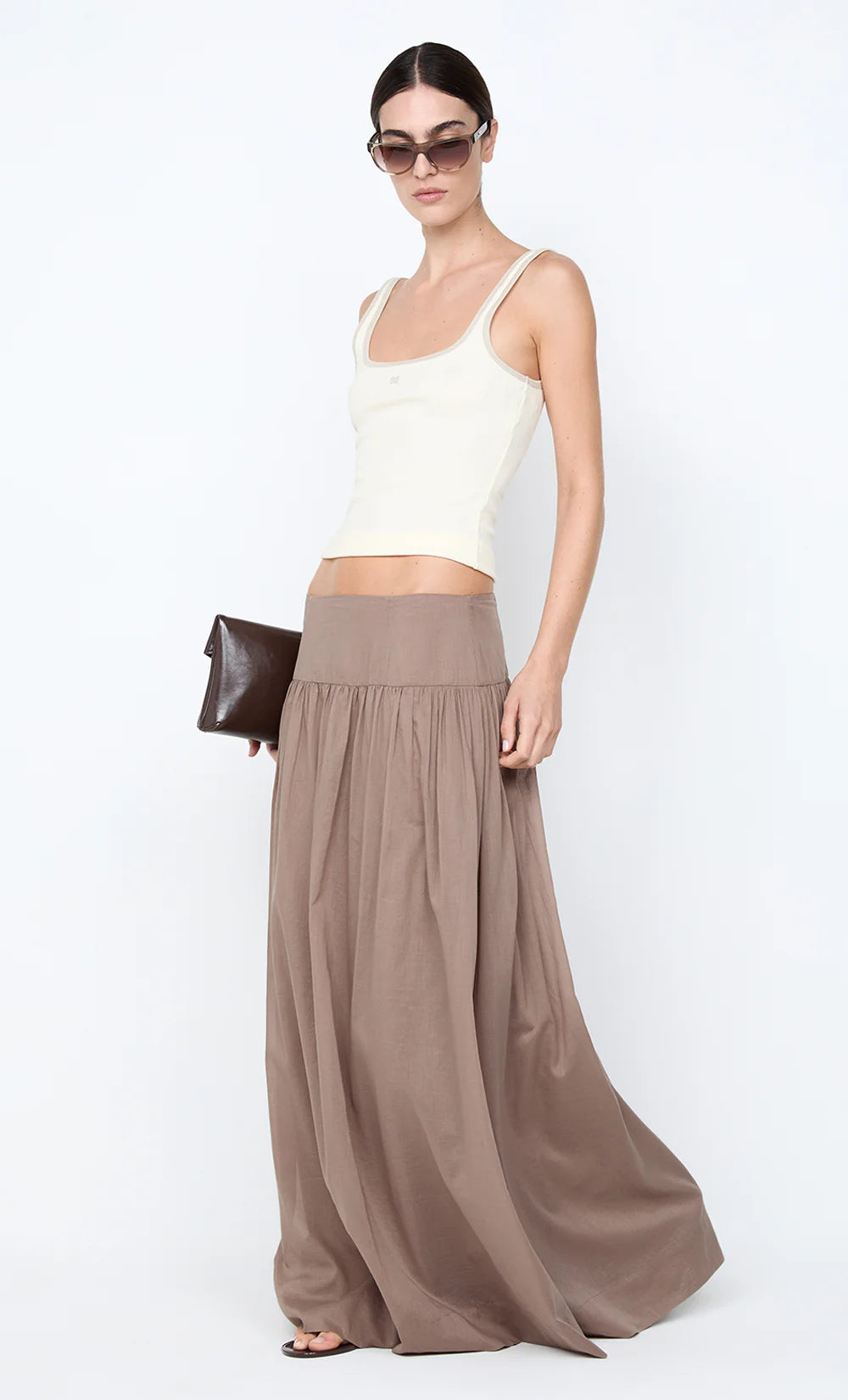 Marlowe Maxi Skirt Taupe