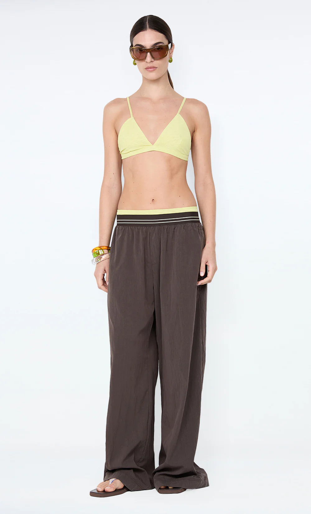 Jerri Wide Leg Pant Chocolate