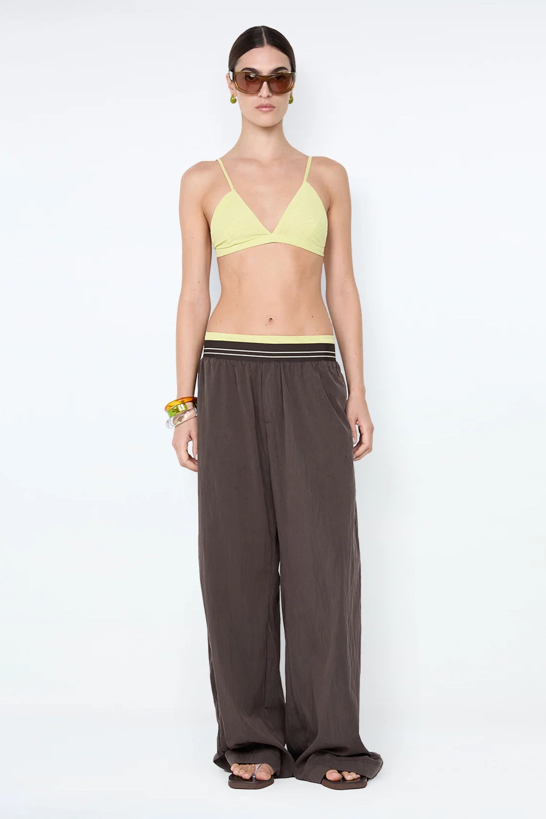 Jerri Wide Leg Pant Chocolate