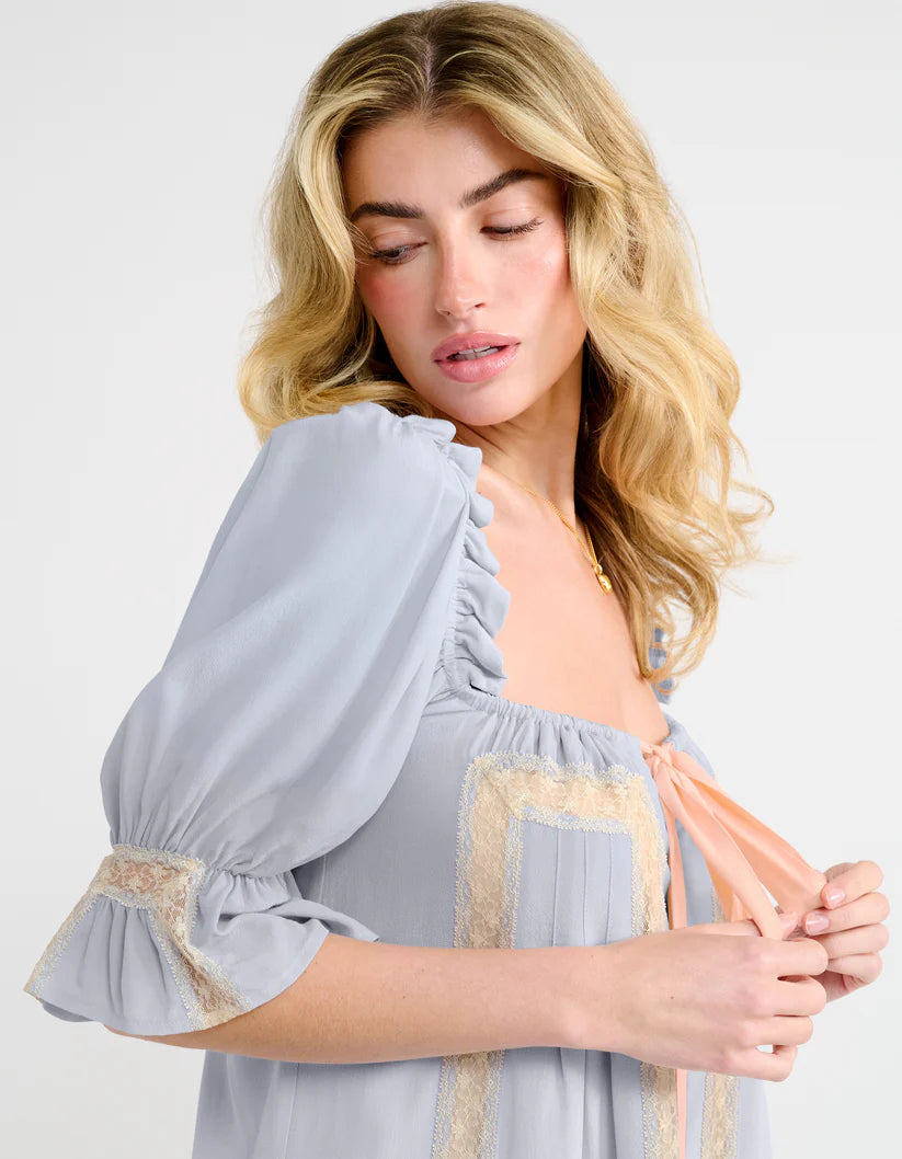 Heirloom Mini Dress French Blue
