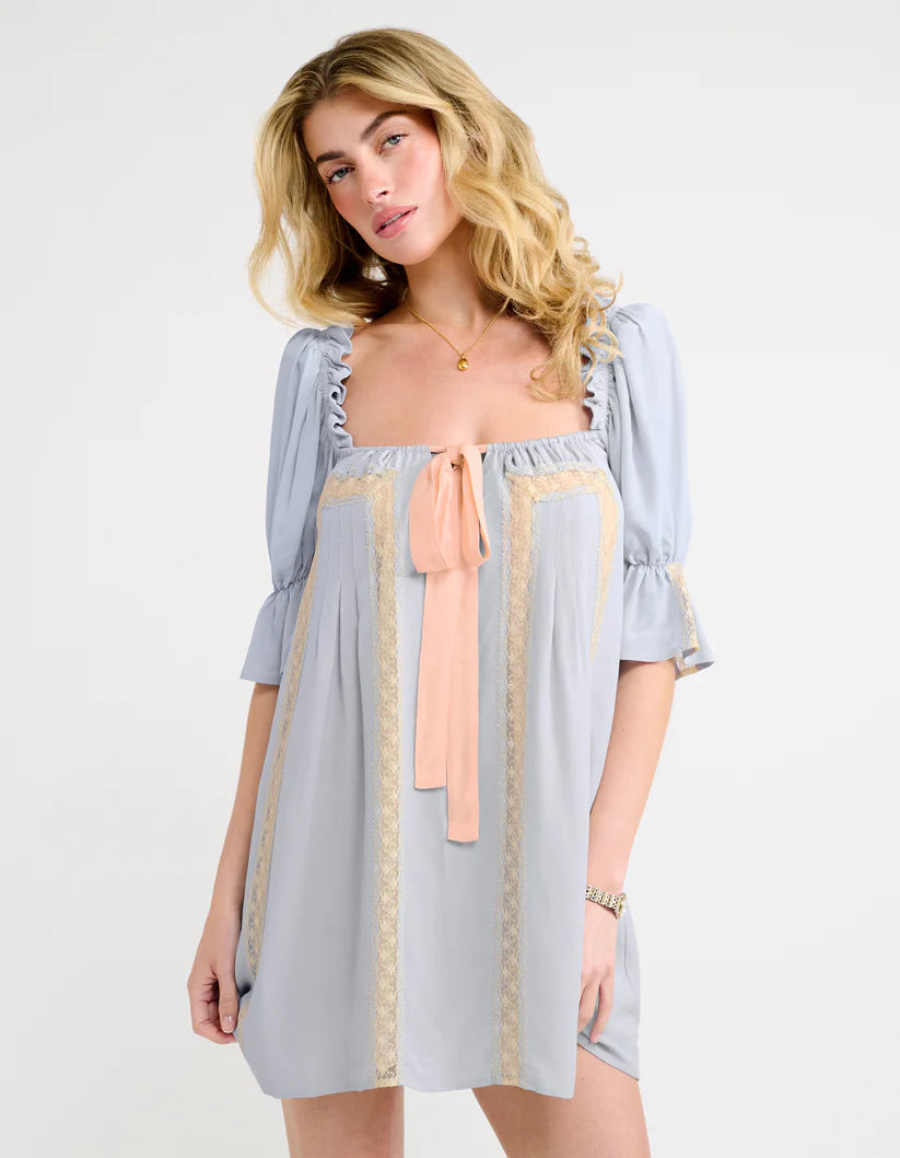 Heirloom Mini Dress French Blue