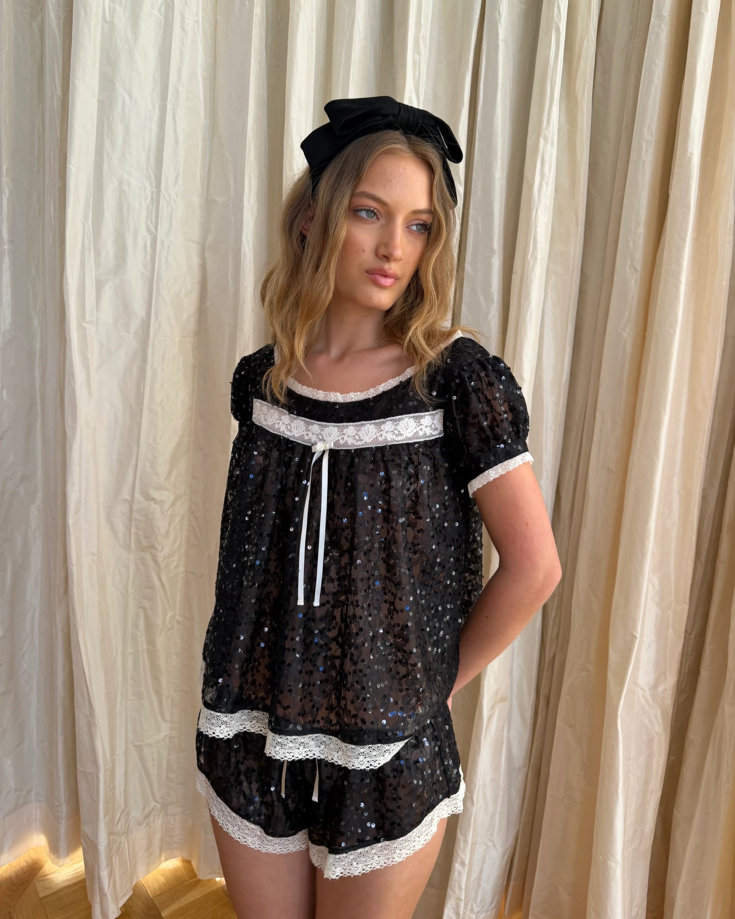 My Mum Made it Lucienne Blouse Black