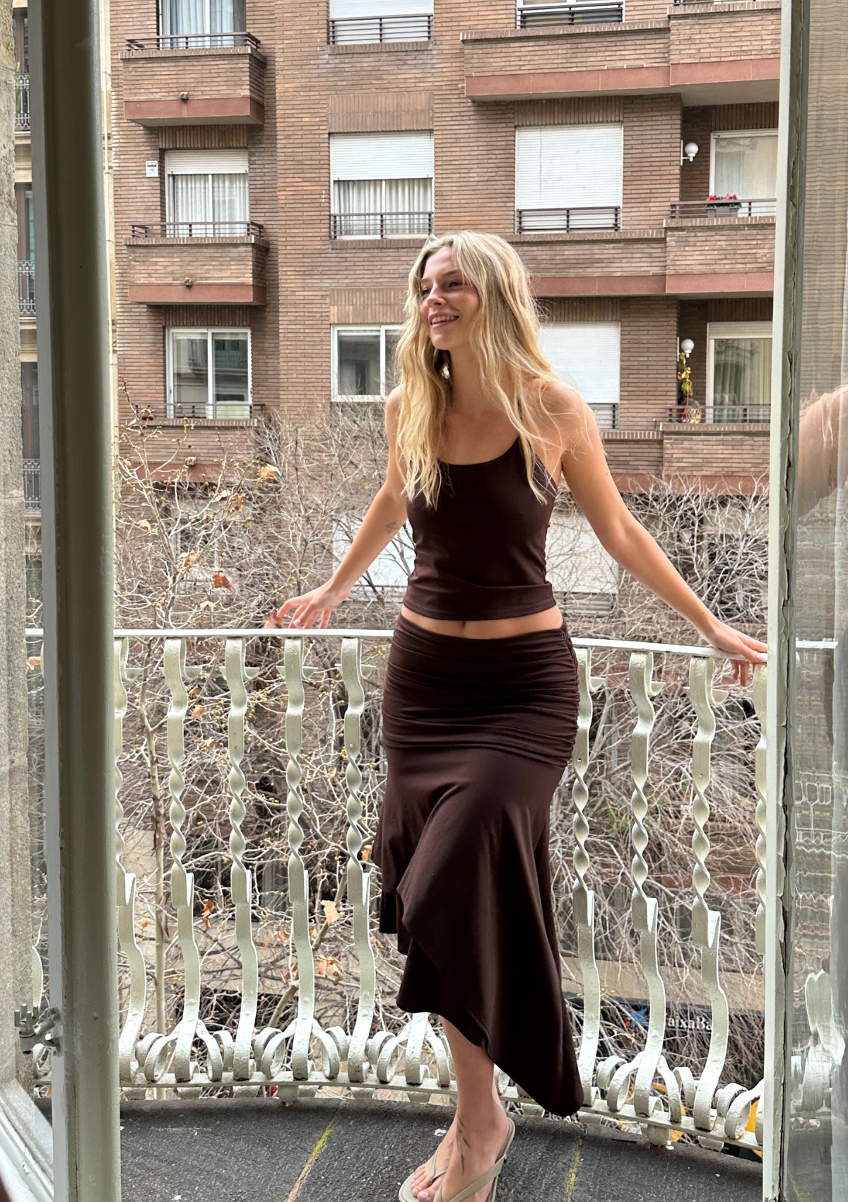 Gresca Skirt Chocolat