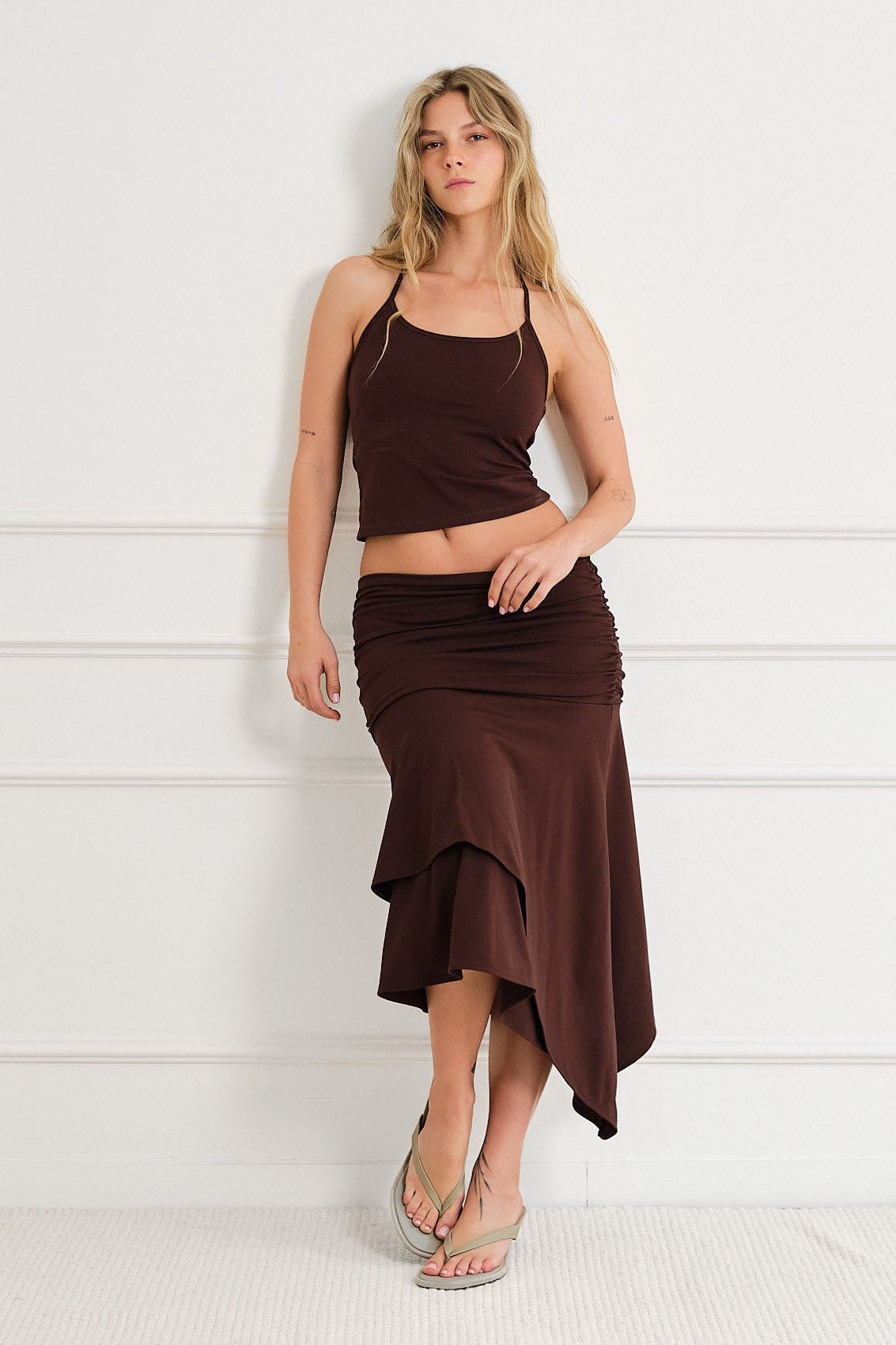 Gresca Skirt Chocolat