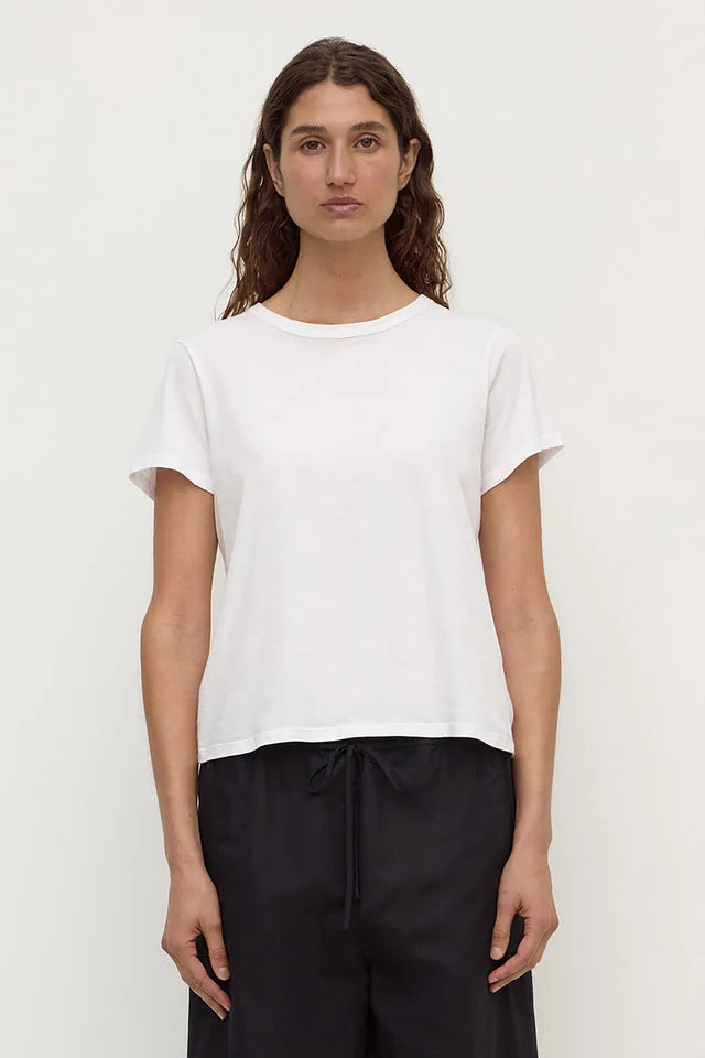 Assembly Label Indi Short Sleeve Tee White