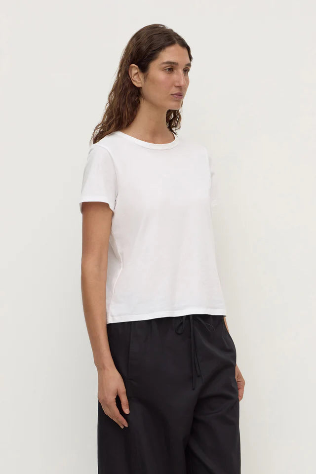 Assembly Label Indi Short Sleeve Tee White
