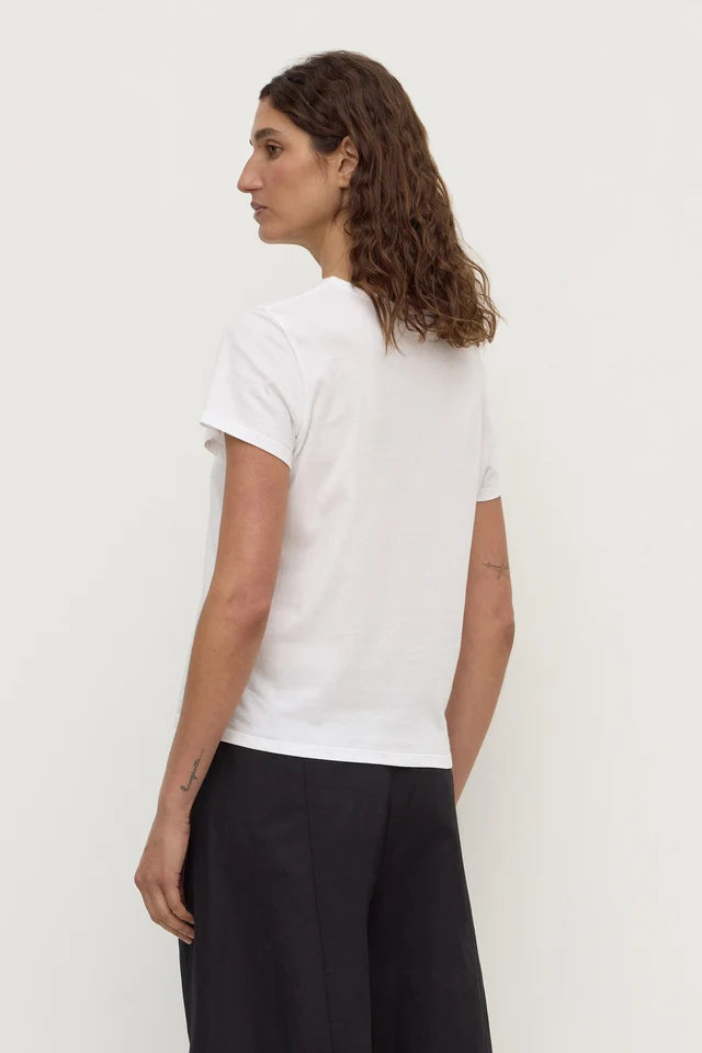 Assembly Label Indi Short Sleeve Tee White