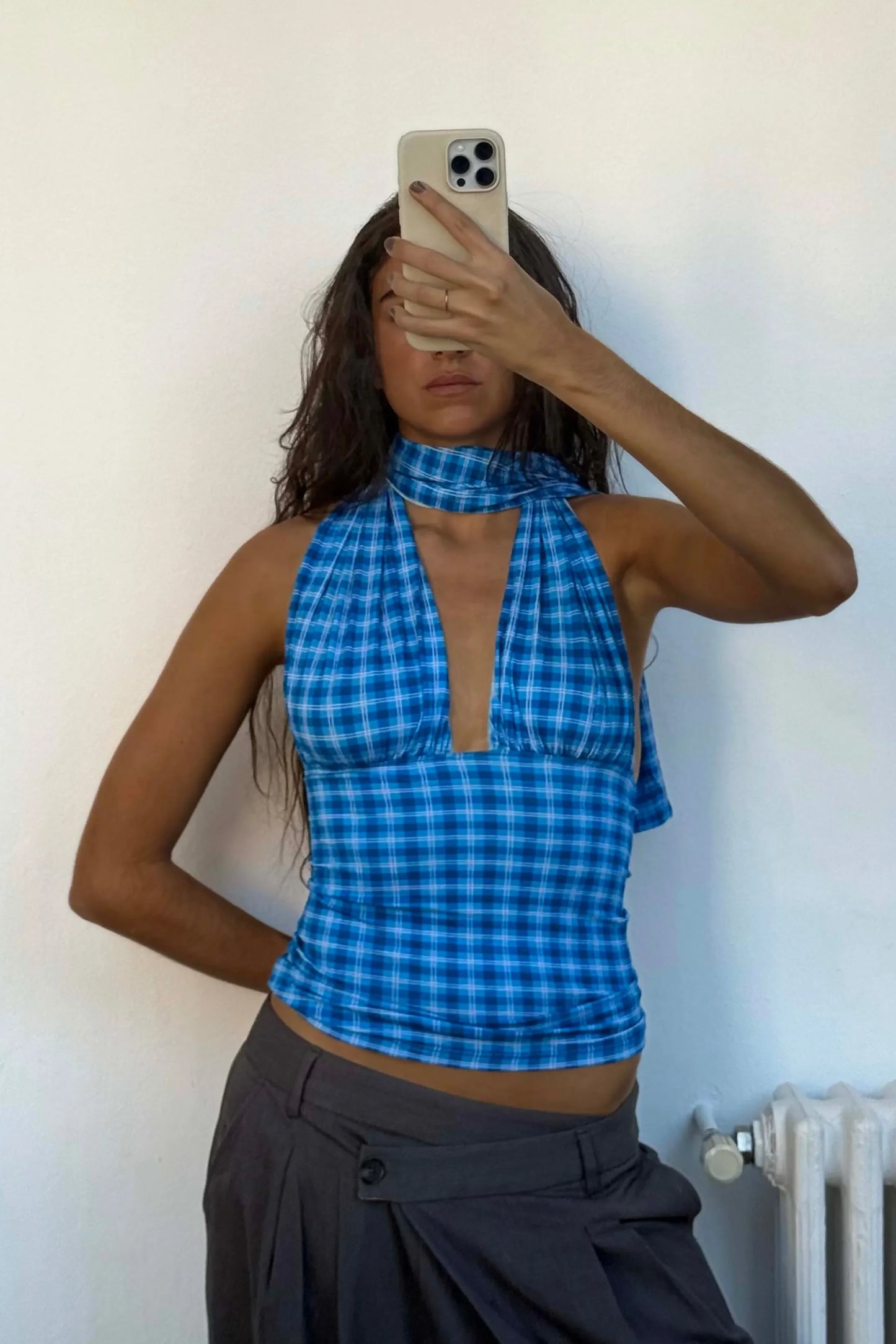 Isabela Indigo Top