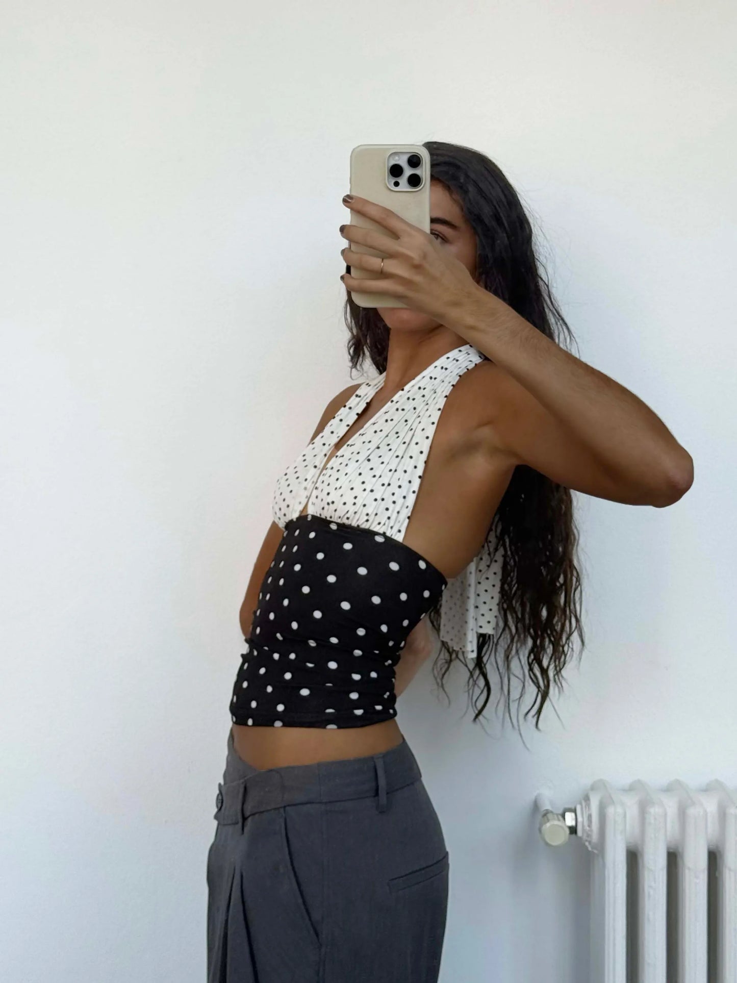 Isabela Top Polka Dot