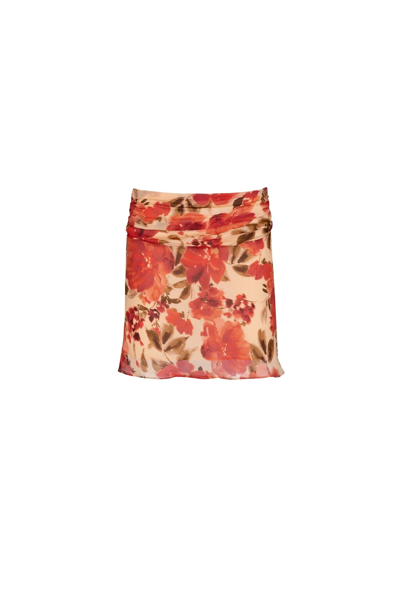 Lucia Mini Skirt Camellia Floral