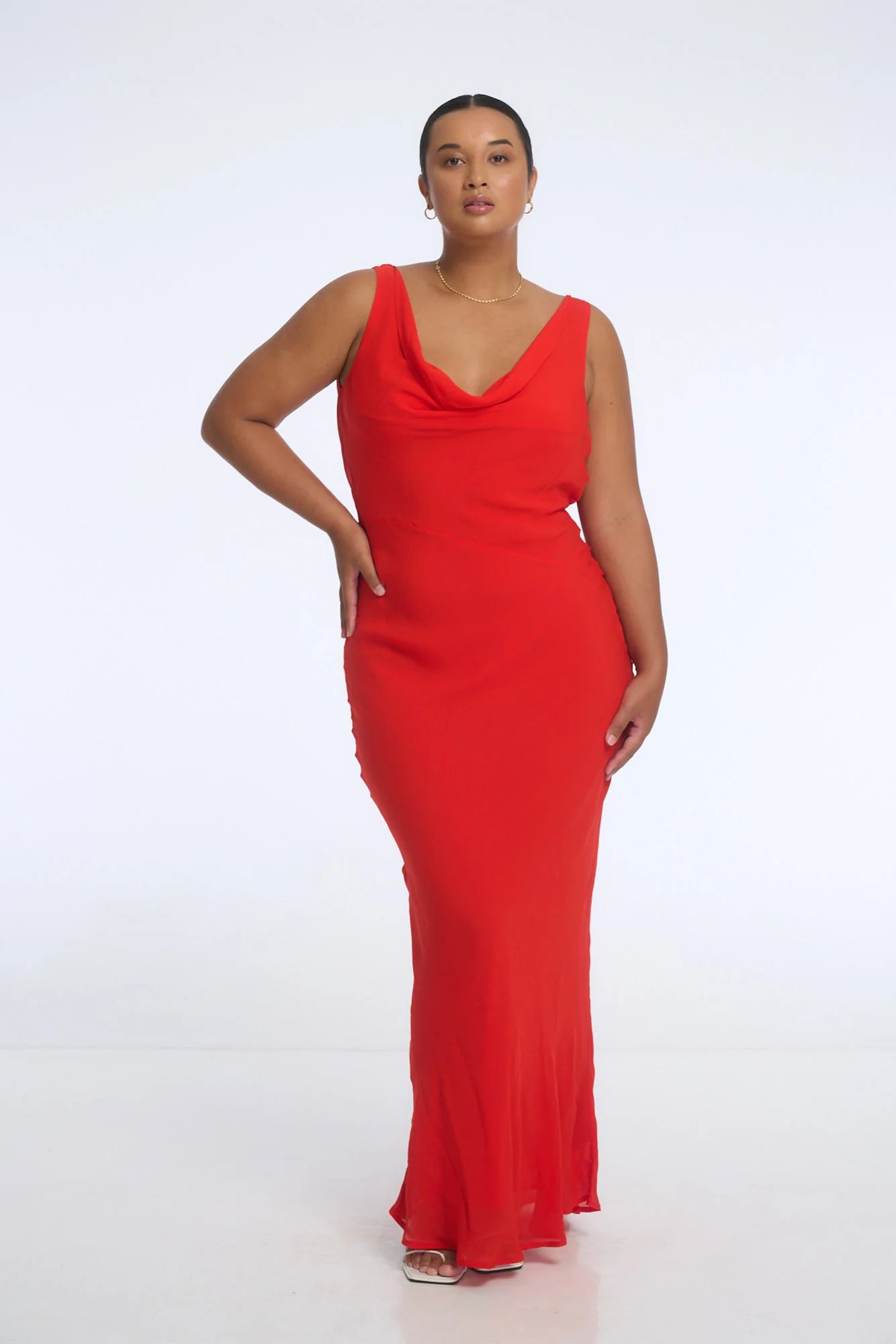 Gracie Maxi Dress Crimson