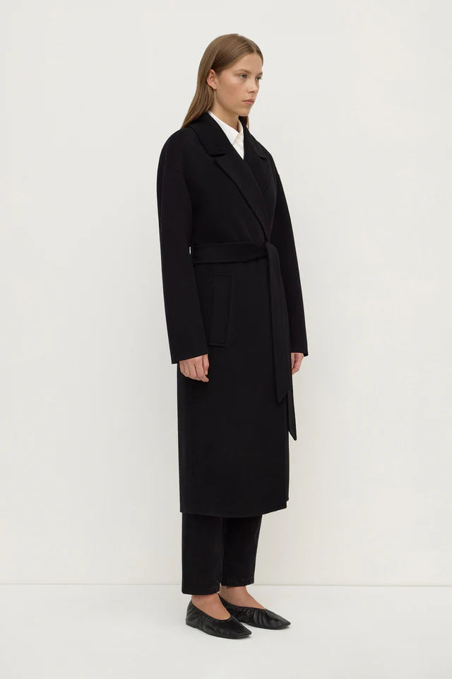 Ivy Wool Coat Black