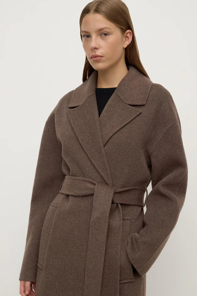 Ivy Coat Cocoa Marle