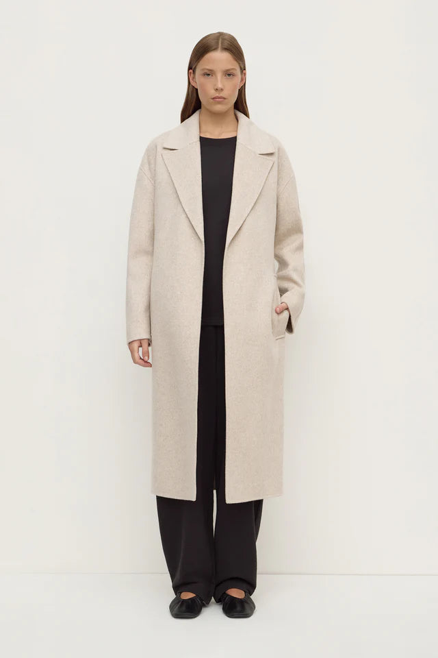 Ivy Wool Coat Oat Marle