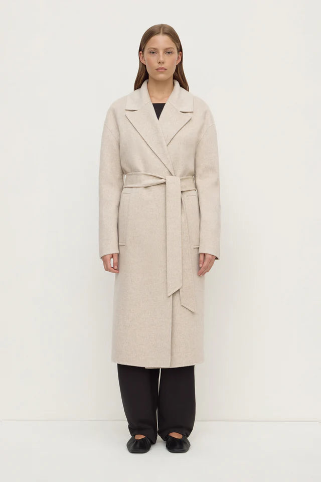 Ivy Wool Coat Oat Marle