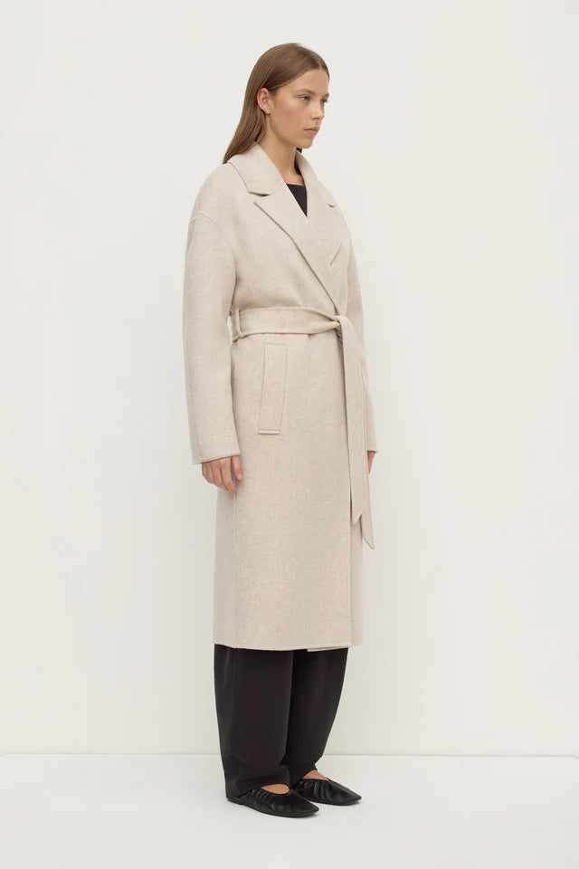 Ivy Wool Coat Oat Marle