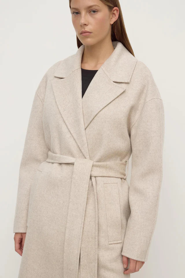Ivy Wool Coat Oat Marle