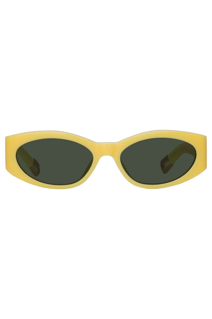 Jacquemus The Ovalo Sunglasses Yellow