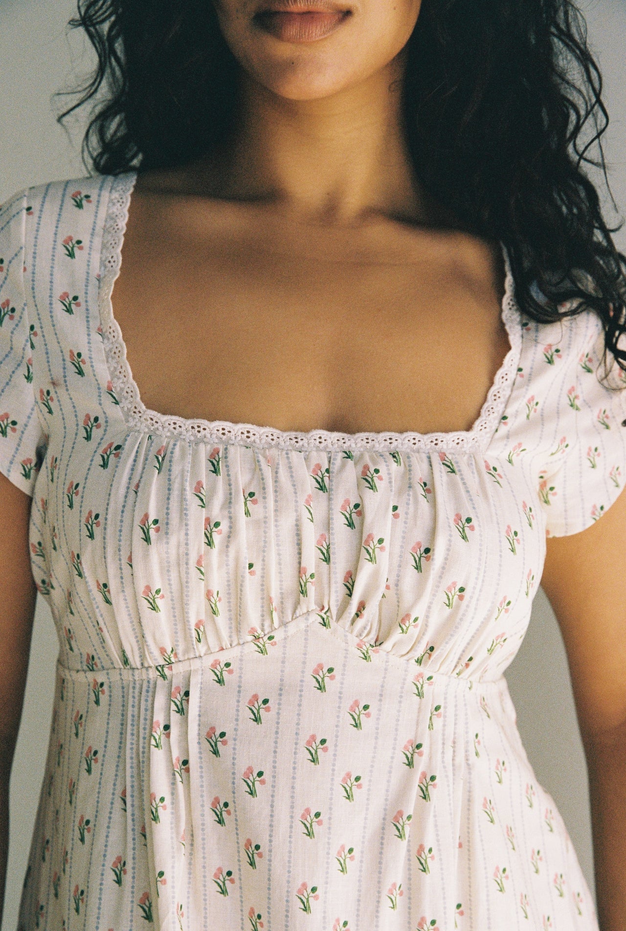 Irina Maxi Dress Poppies Stripe