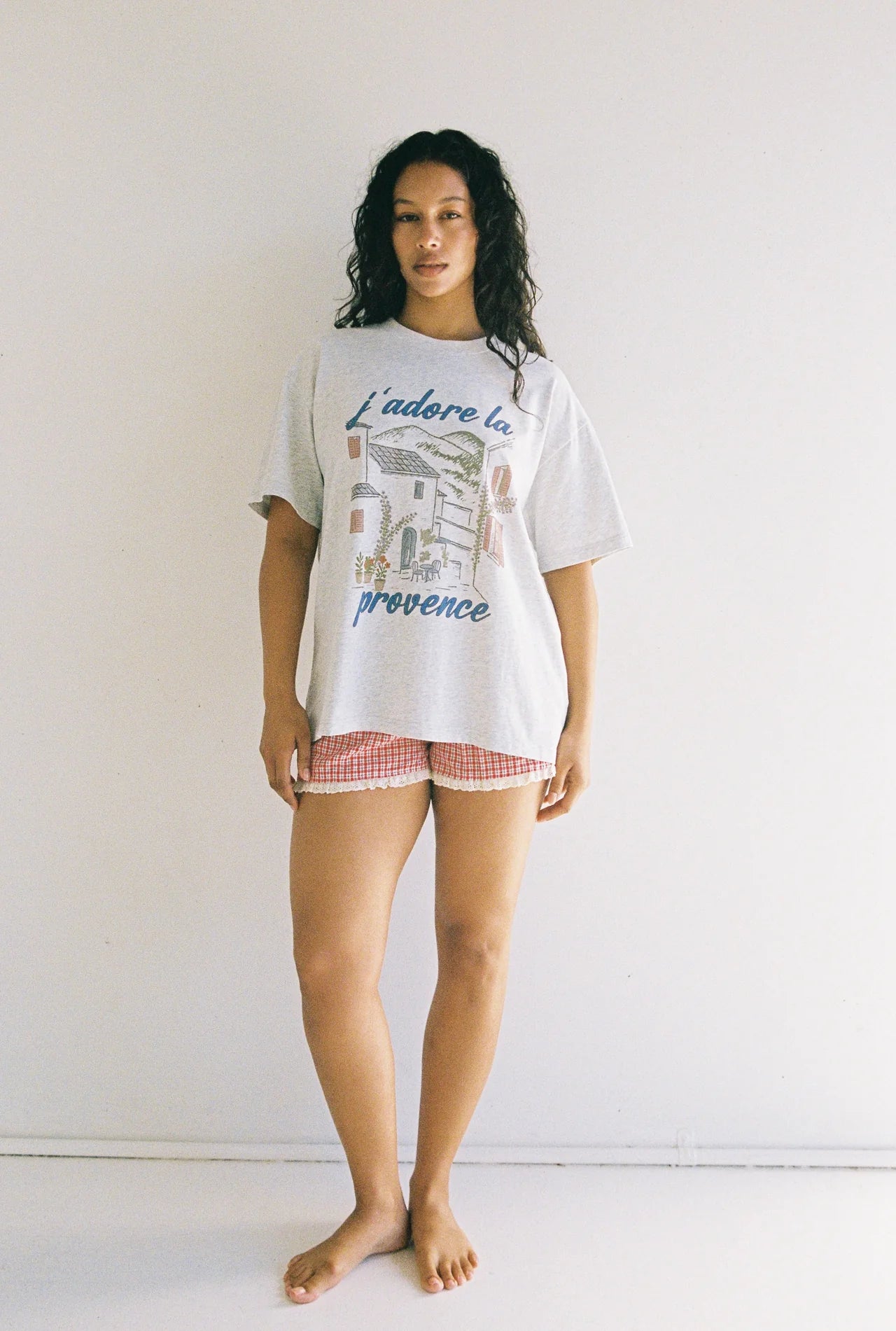 Jadore Tee Grey Marle