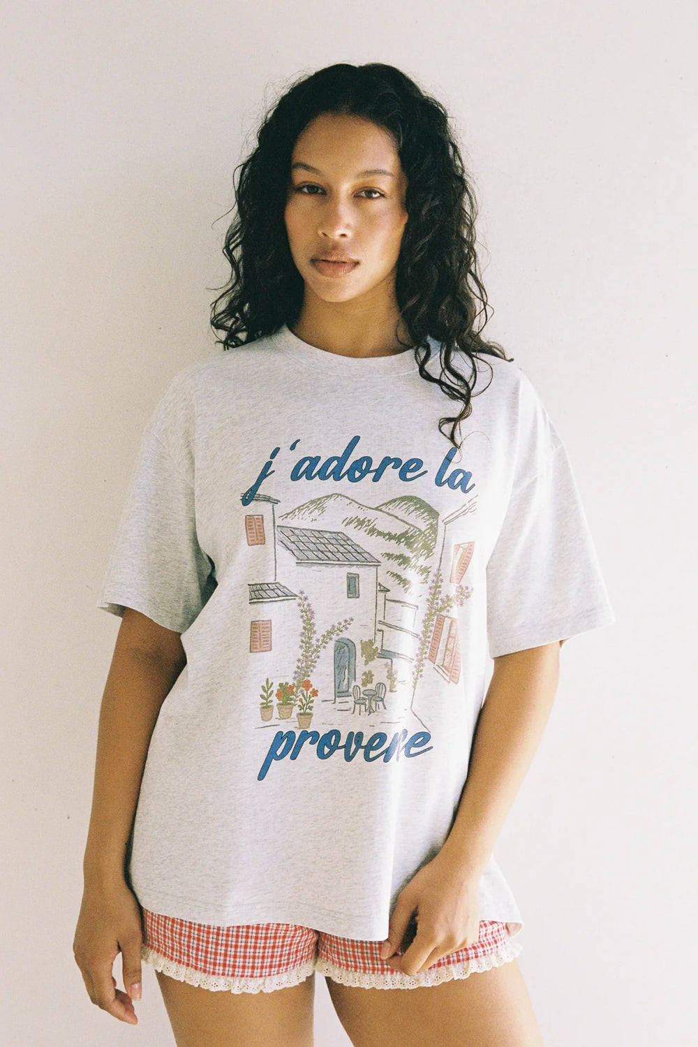 Jadore Tee Grey Marle