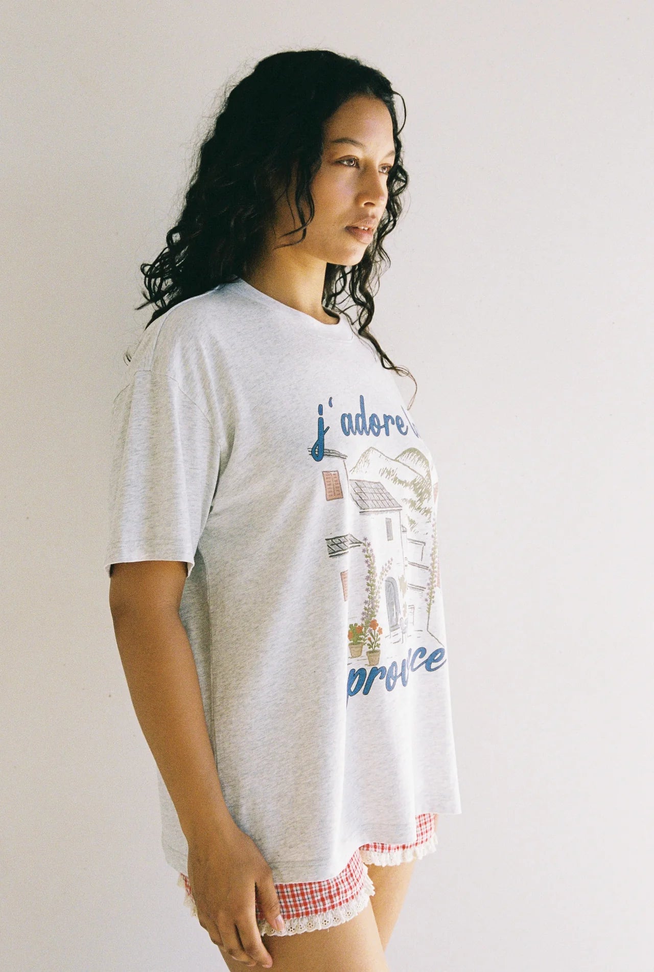 Jadore Tee Grey Marle