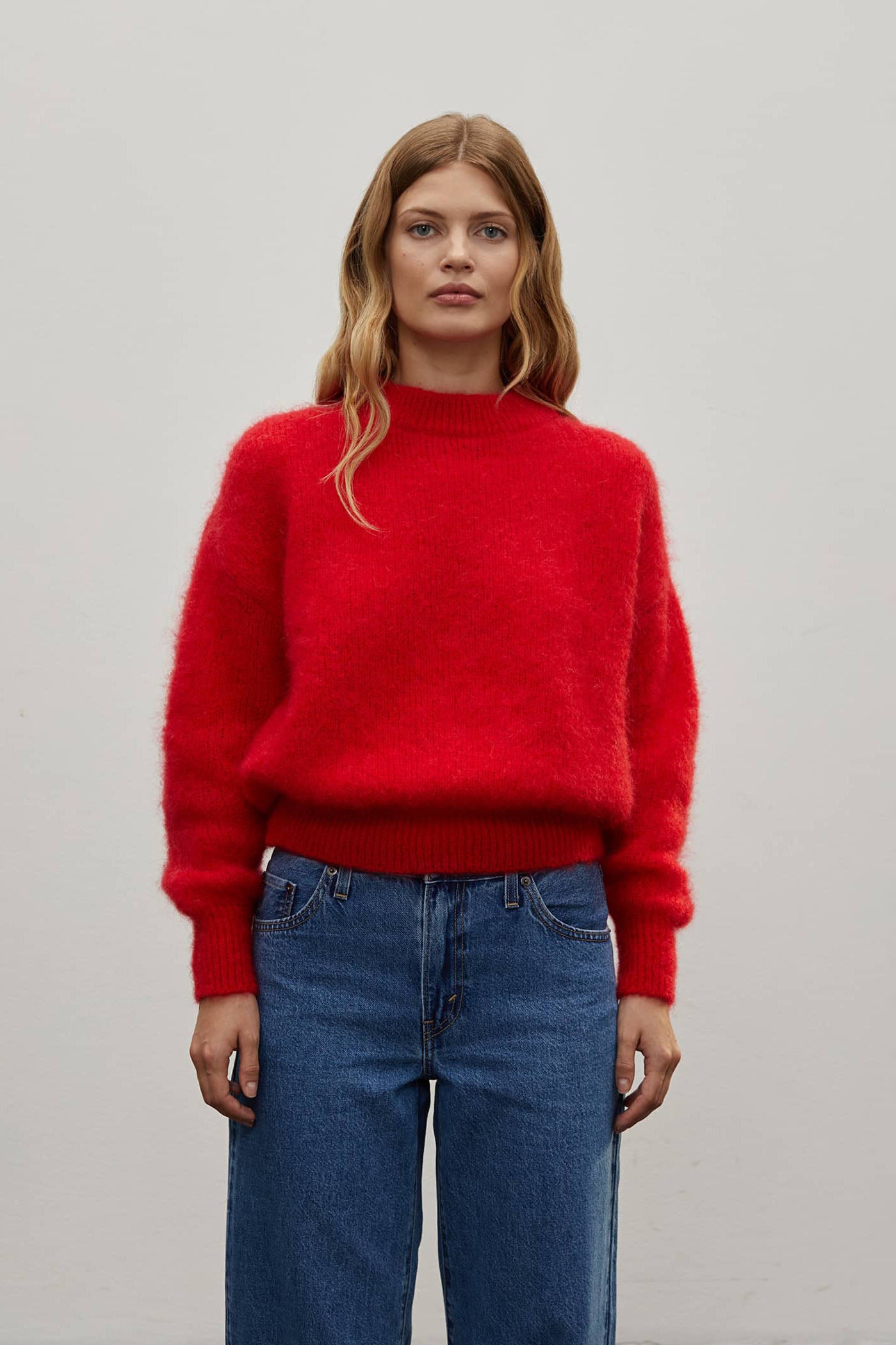 Jane Mohair Sweater Red