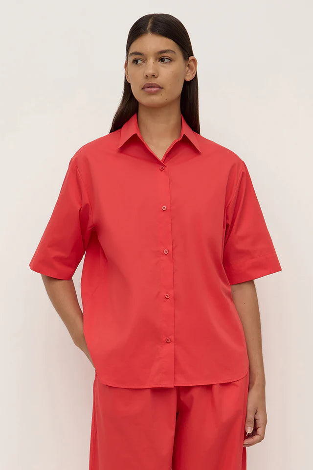Joni Short Sleeve Shirt Chilli