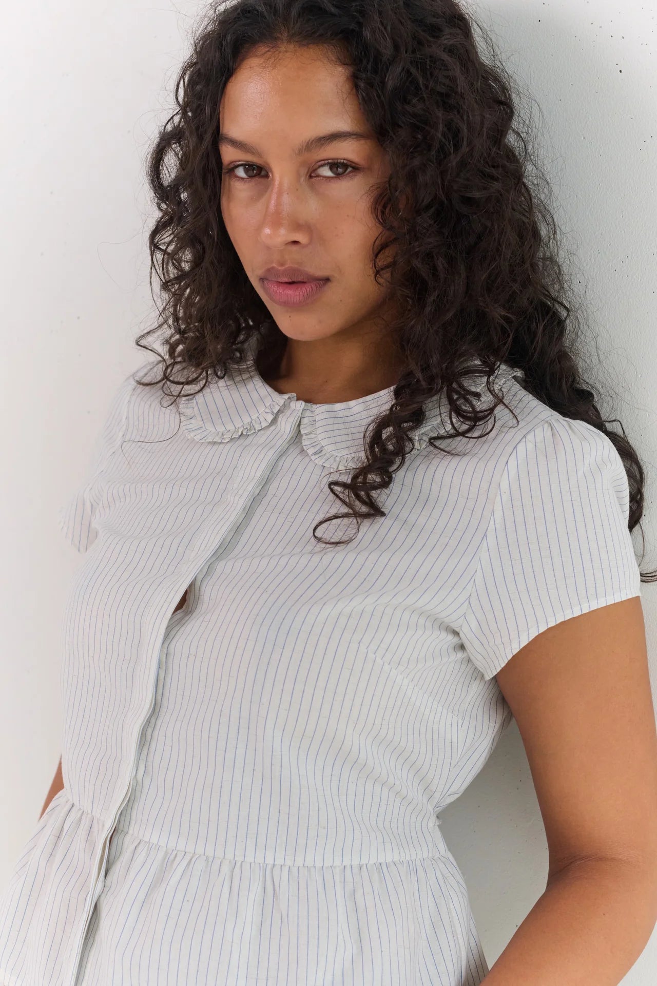 Emilie Blouse Pinstripe