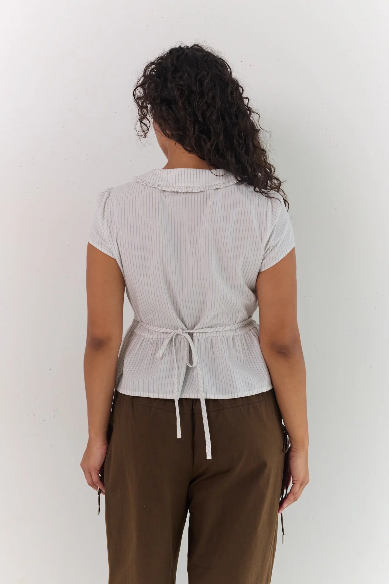 Emilie Blouse Pinstripe