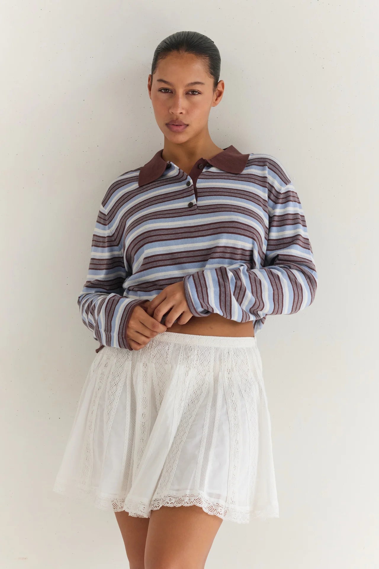 Sofie Mini Skirt Blanc