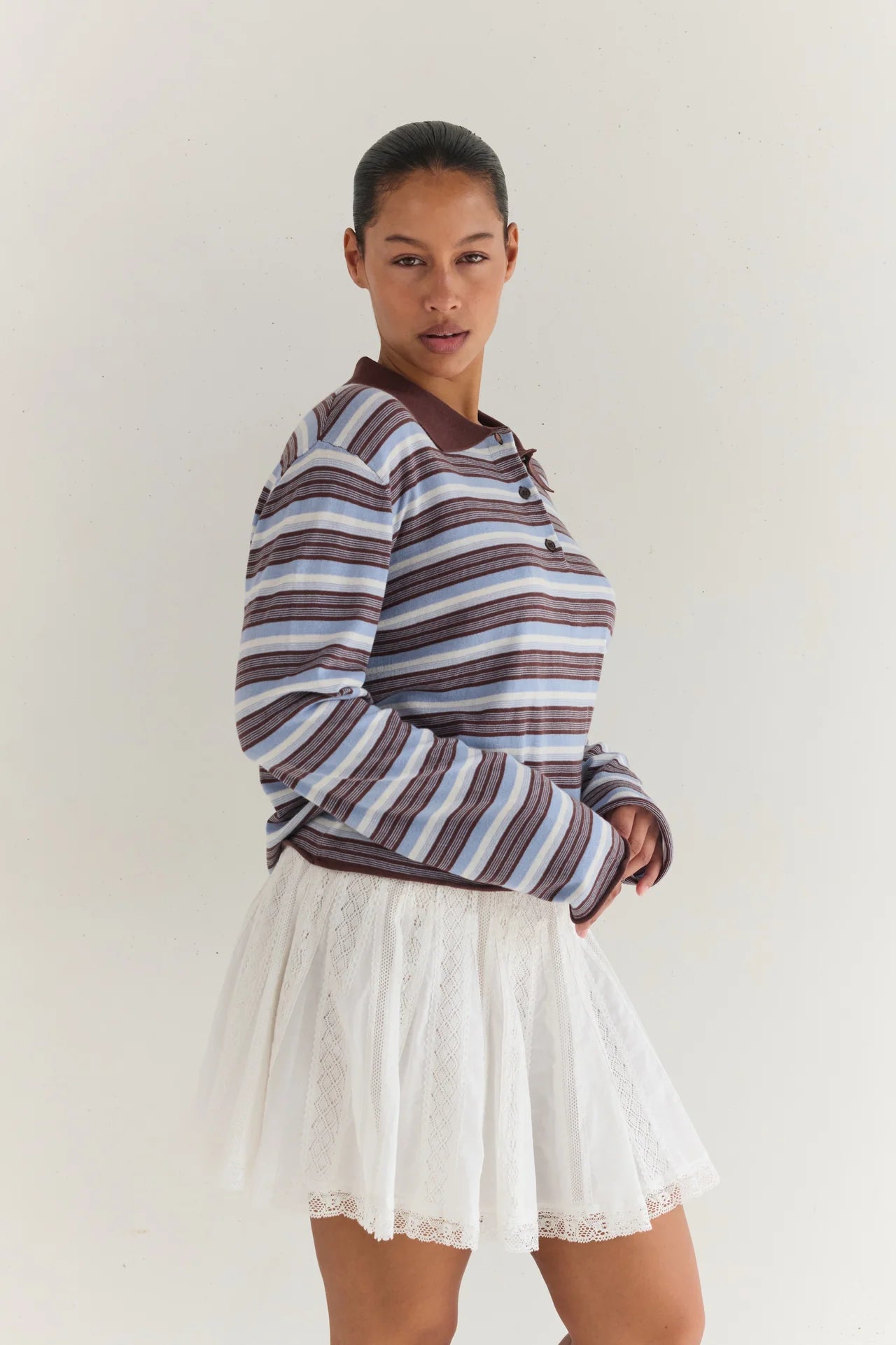 Elise Rugby Top Stripe