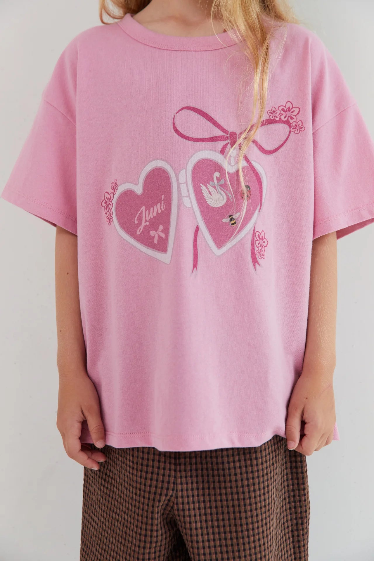 Love Locket Tee Pink