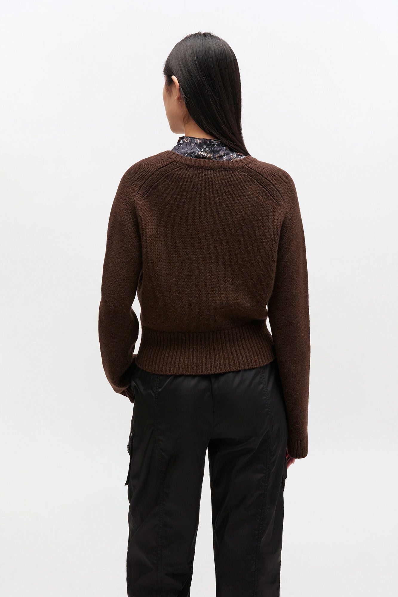 Brown Vneck Jumper