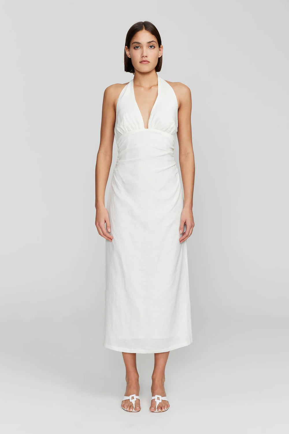 Kara Midi Dress Ivory