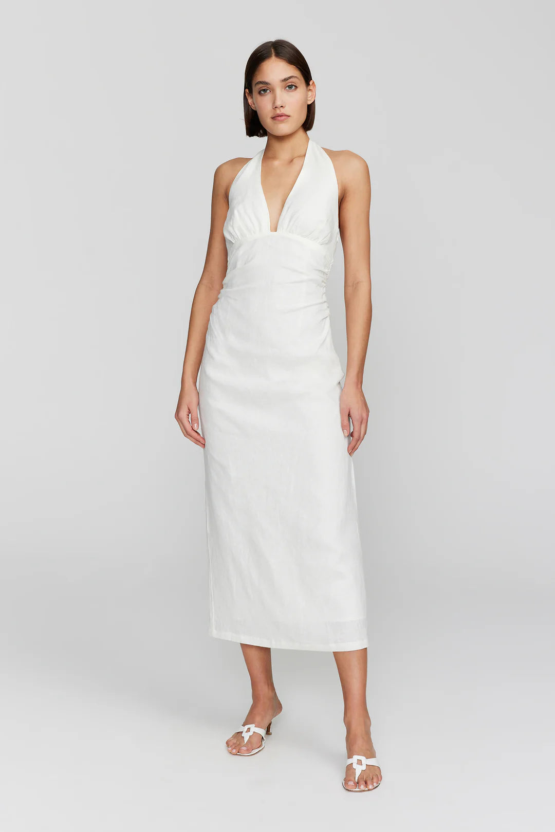 Kara Midi Dress Ivory