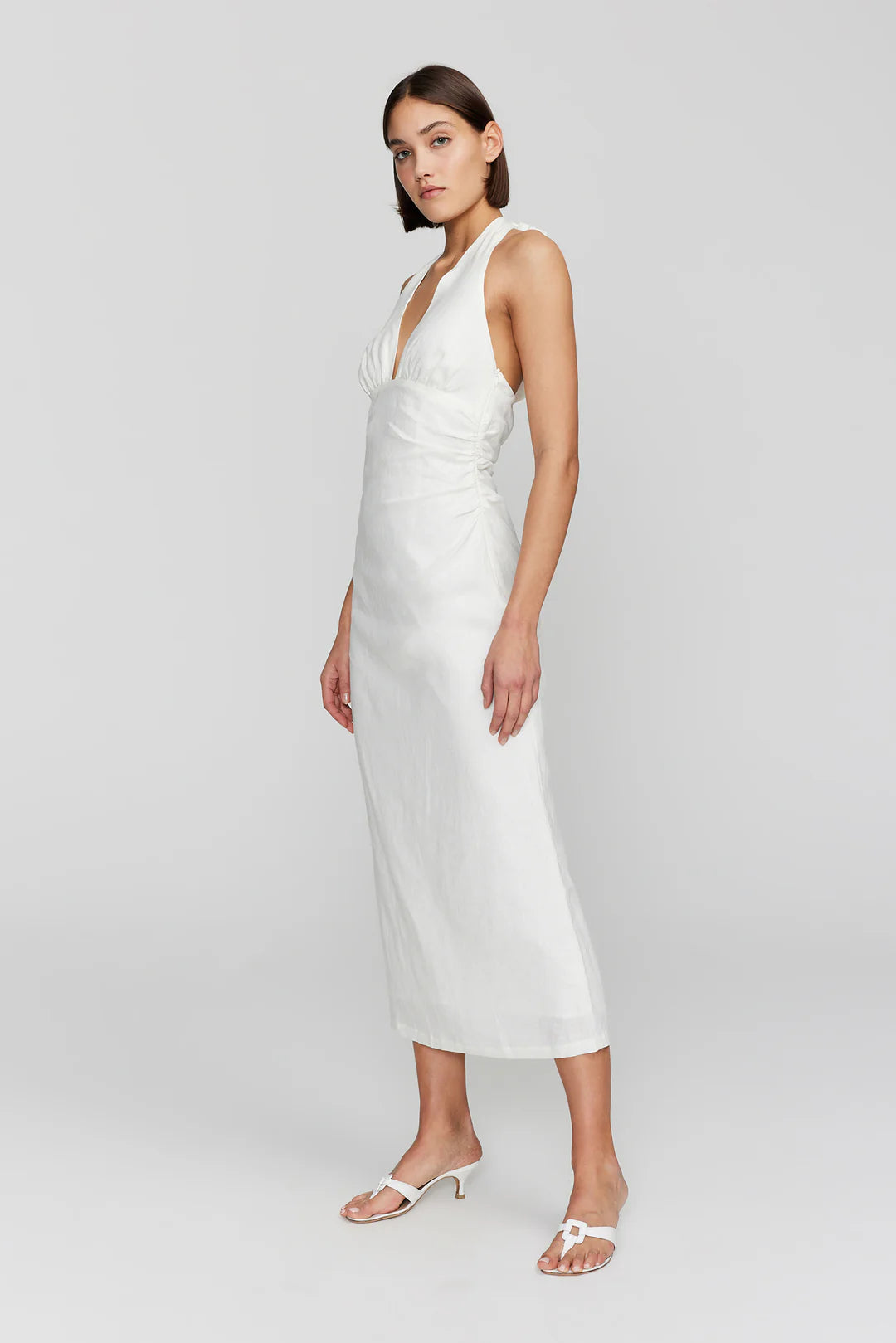 Kara Midi Dress Ivory