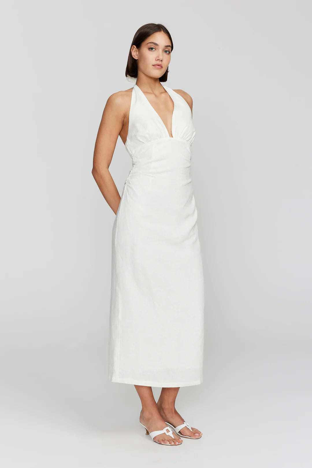 Kara Midi Dress Ivory