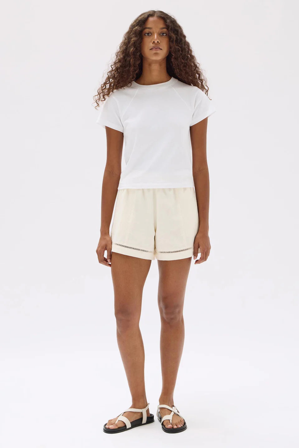 Kenzie Twill Short Cream