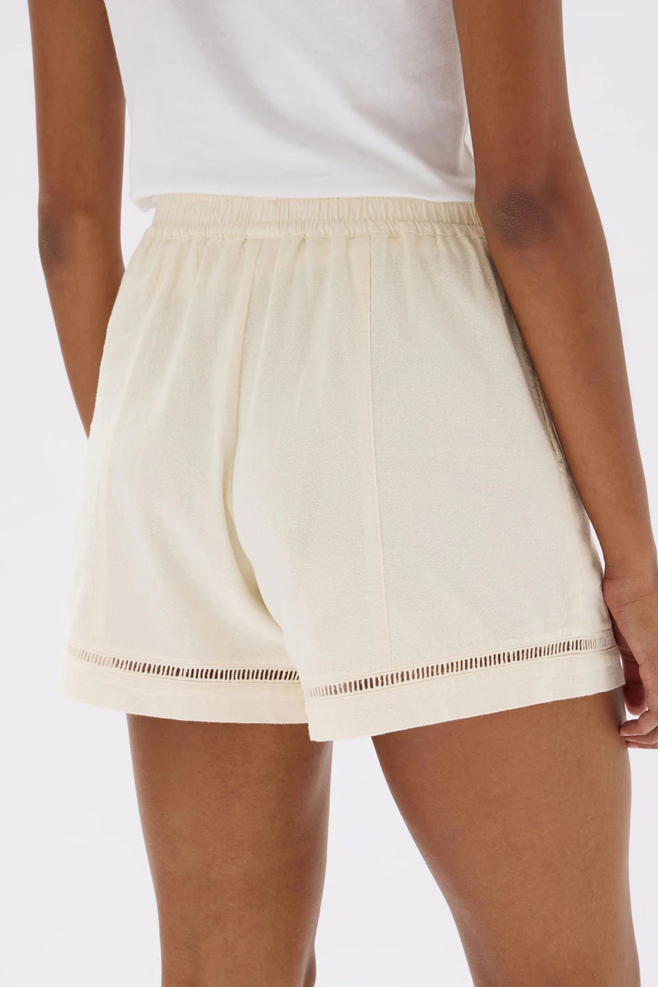 Kenzie Twill Short Cream