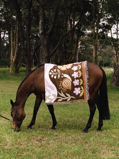 Soleil Soleil Woven Blanket Le Lapin