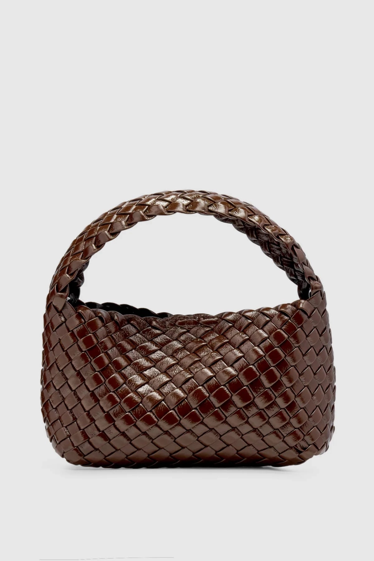 Luca Mini Woven Bag Choc