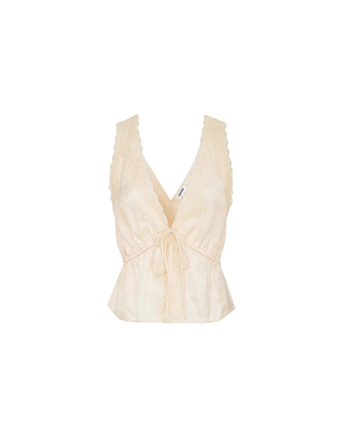 Lady Lace Top Ivory Jacquard