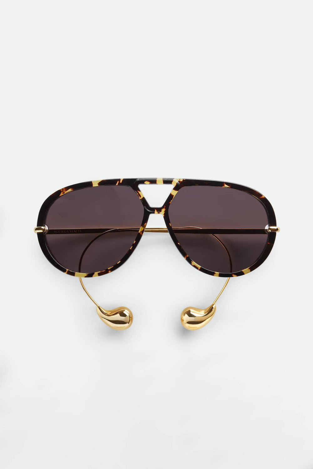 Bottega Veneta Drop Aviator Sunglasses Havana BV1273S005