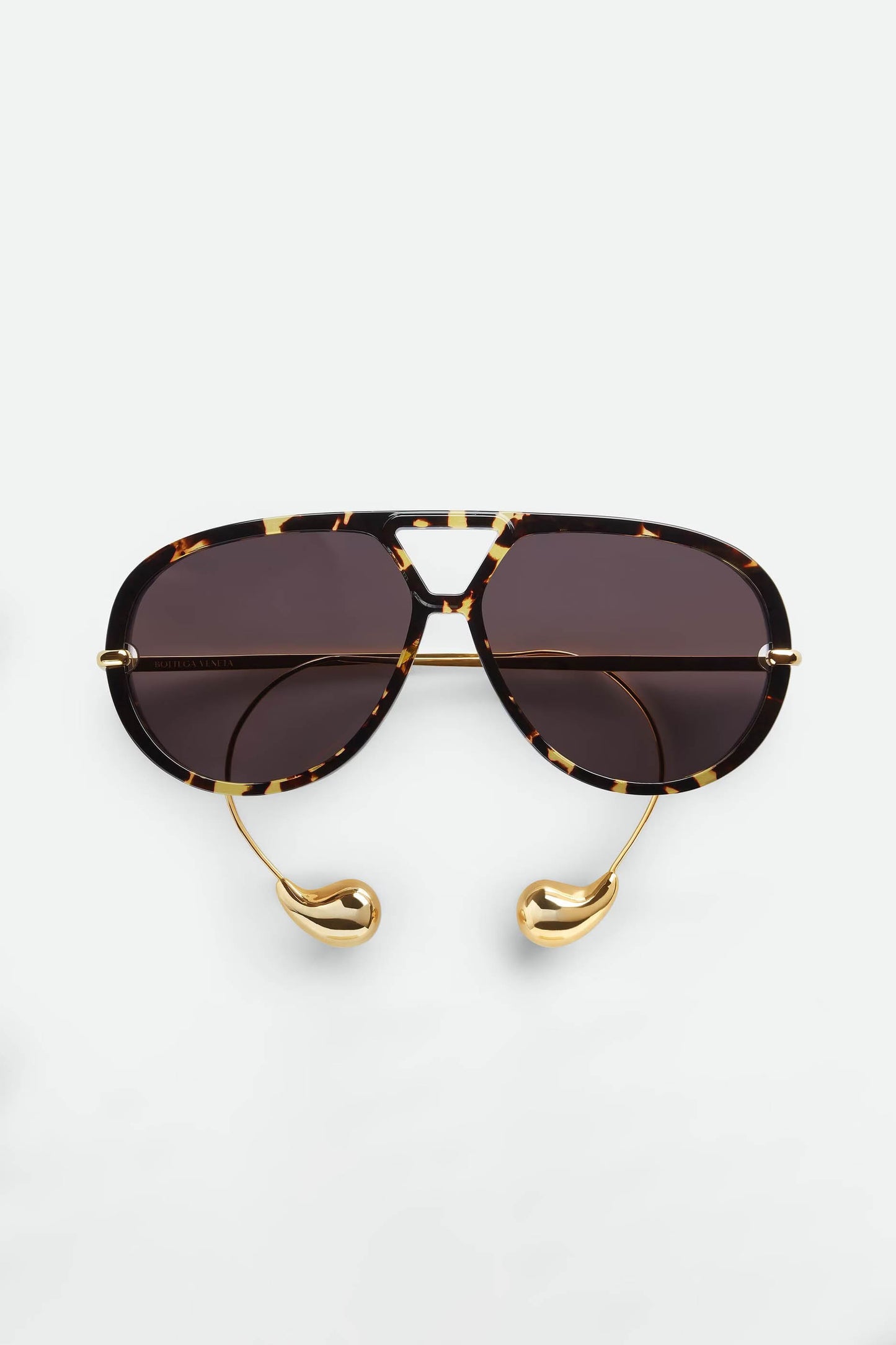 Bottega Veneta Drop Aviator Sunglasses Havana BV1273S005