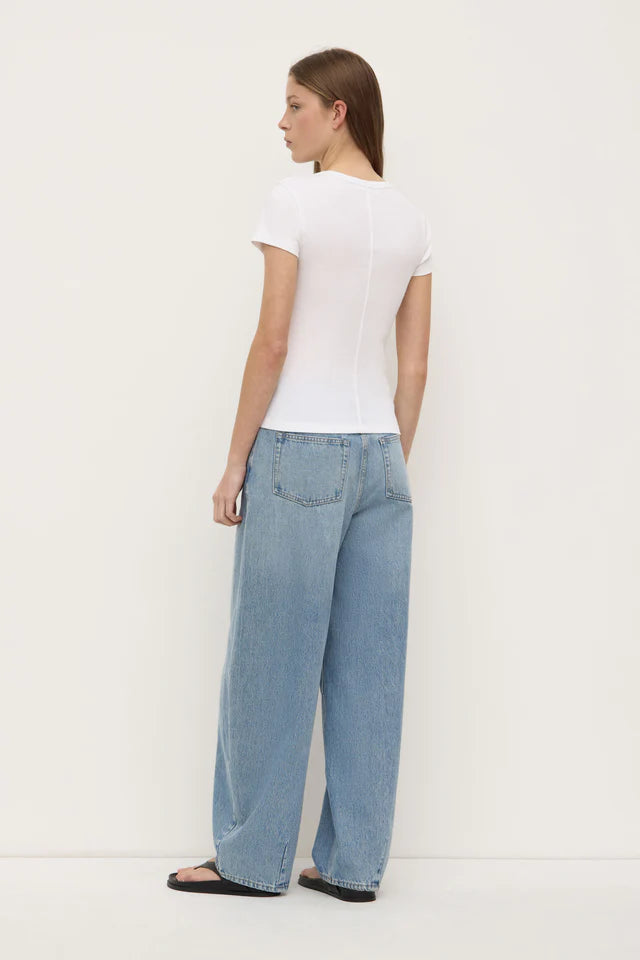 Linley Rib Tee White